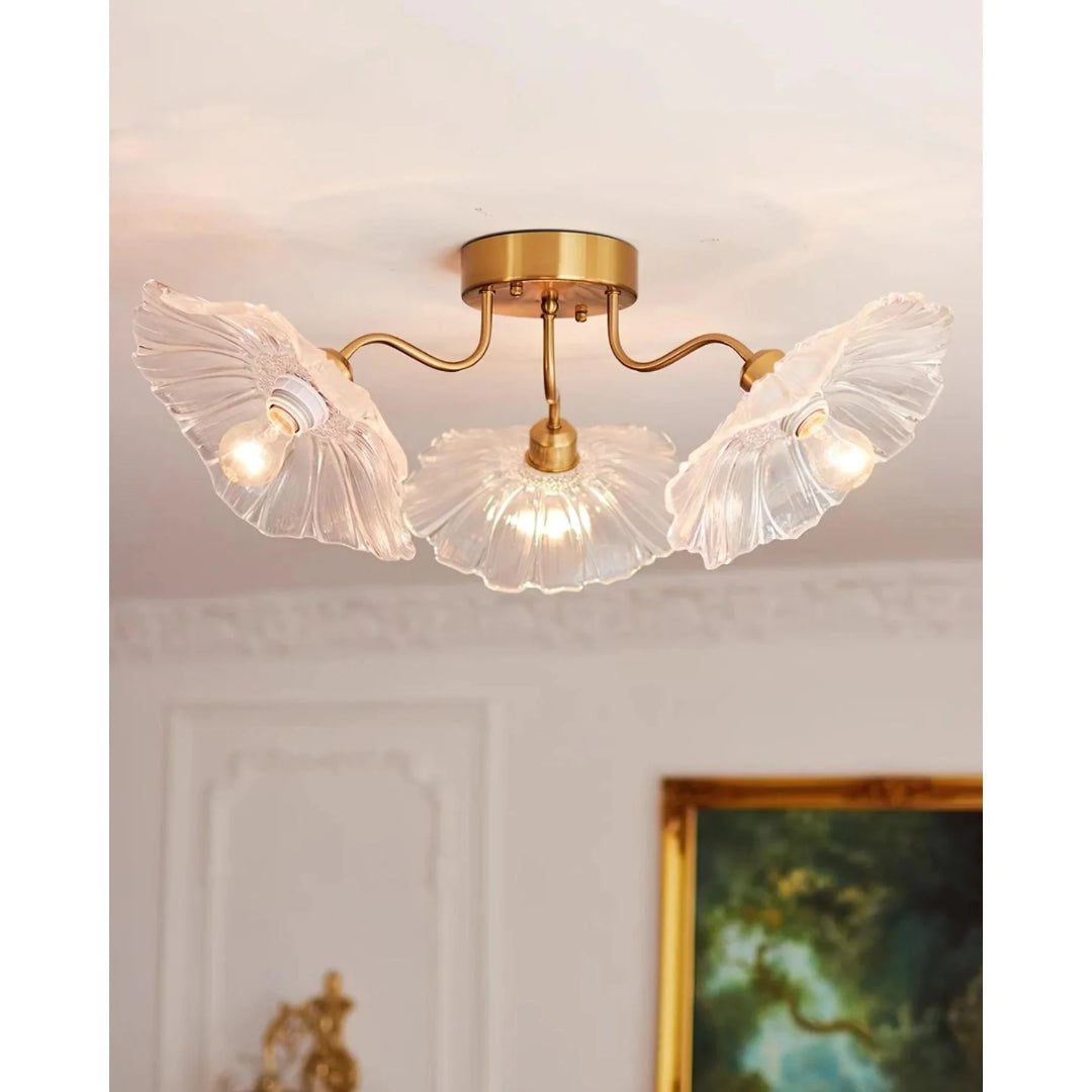 Artystyczna lampa sufitowa w kształcie kwiatu – widok produktu 22 | Nuvira Home