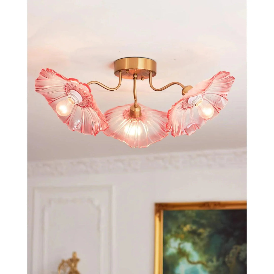 Artystyczna lampa sufitowa w kształcie kwiatu – widok produktu 23 | Nuvira Home
