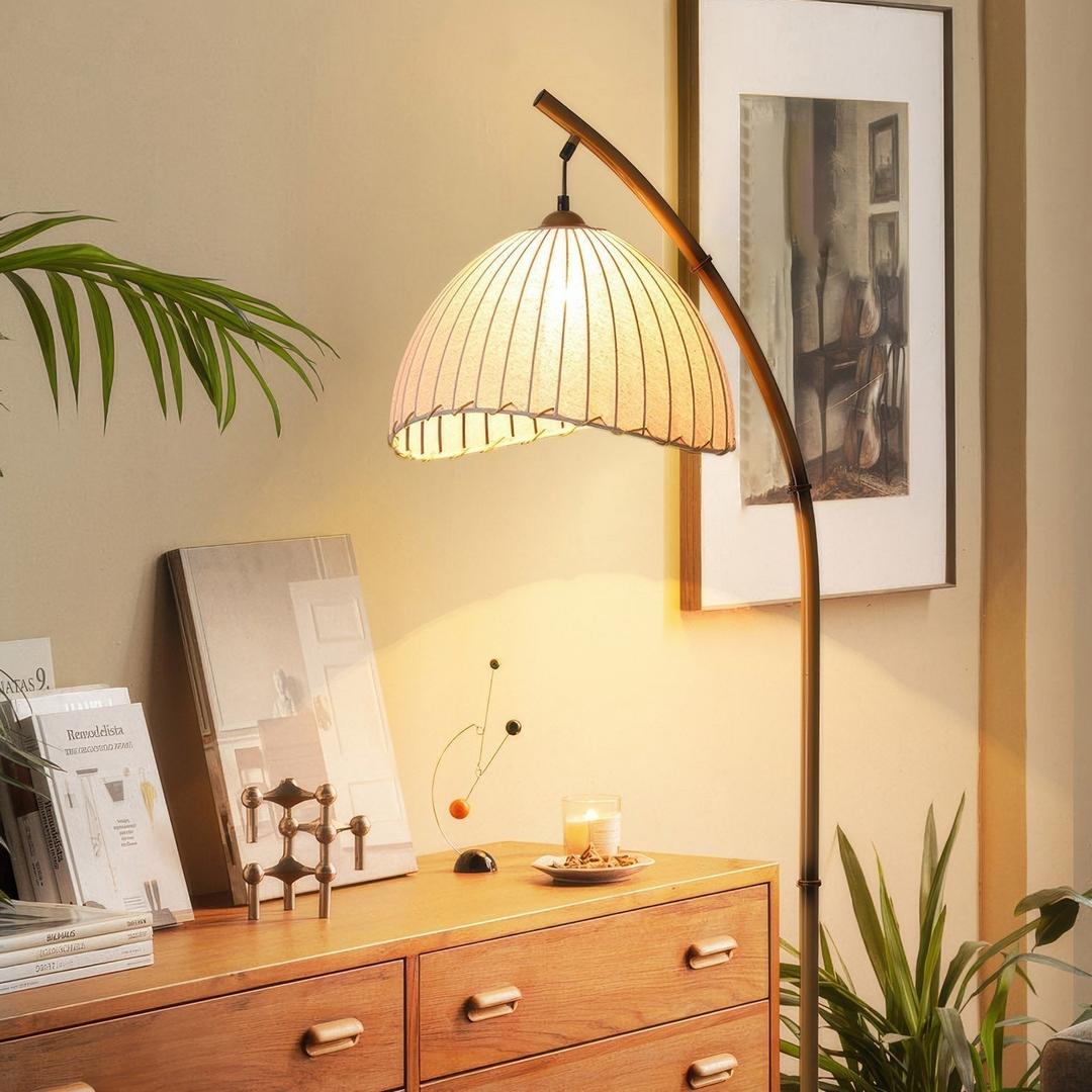 Bambusowa Lampa Podłogowa Zen Do Naturalnych Wnętrz – widok produktu 3 | Nuvira Home