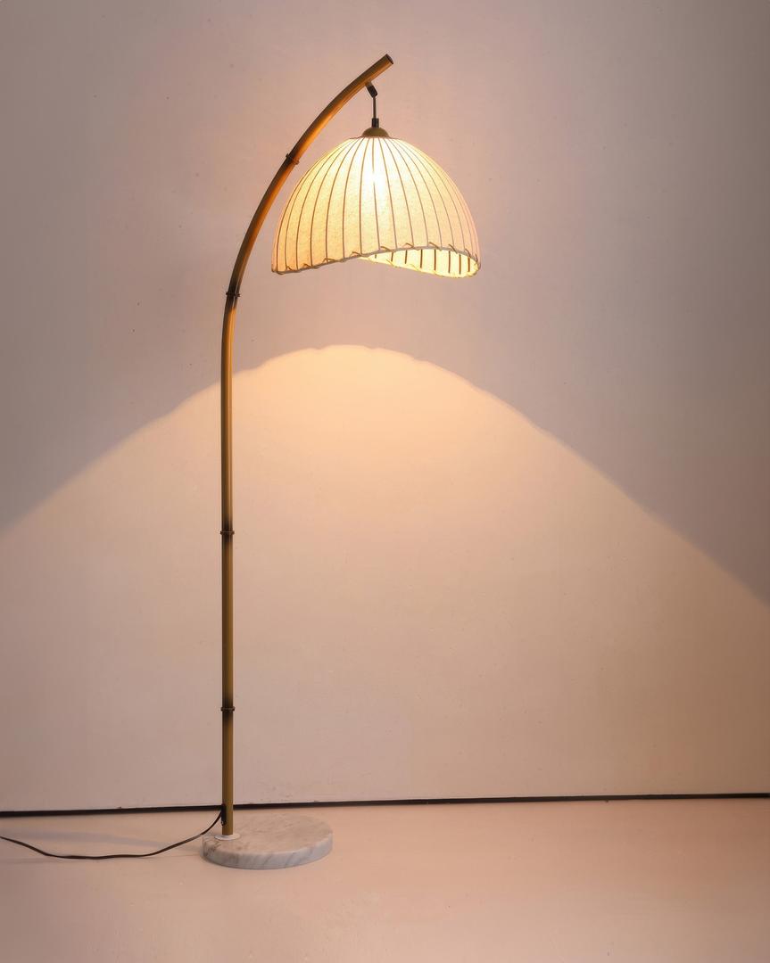 Bambusowa Lampa Podłogowa Zen Do Naturalnych Wnętrz – widok produktu 12 | Nuvira Home