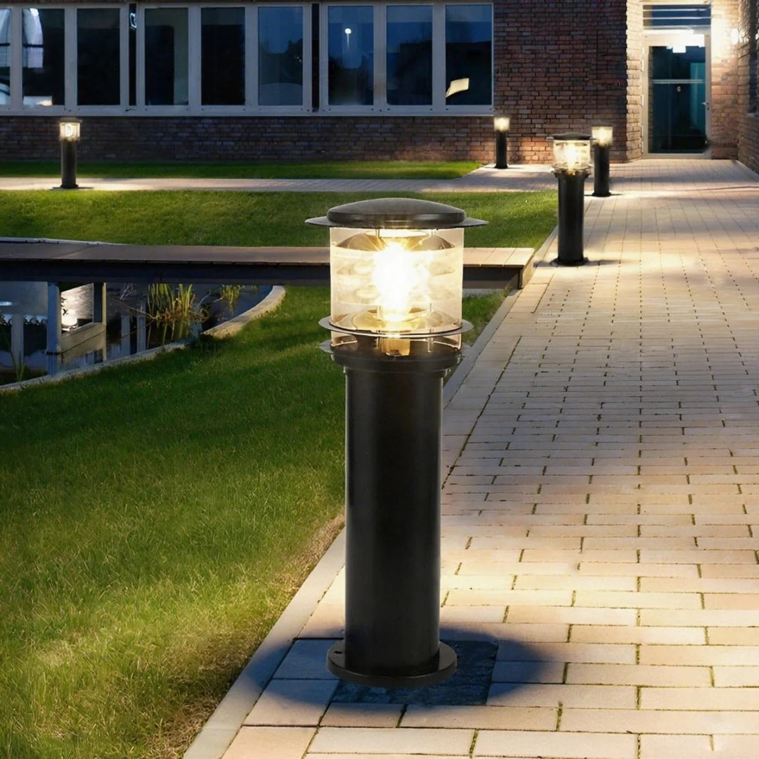 Cylindryczna ogrodowa lampa ścieżkowa LED – widok produktu 8 | Nuvira Home