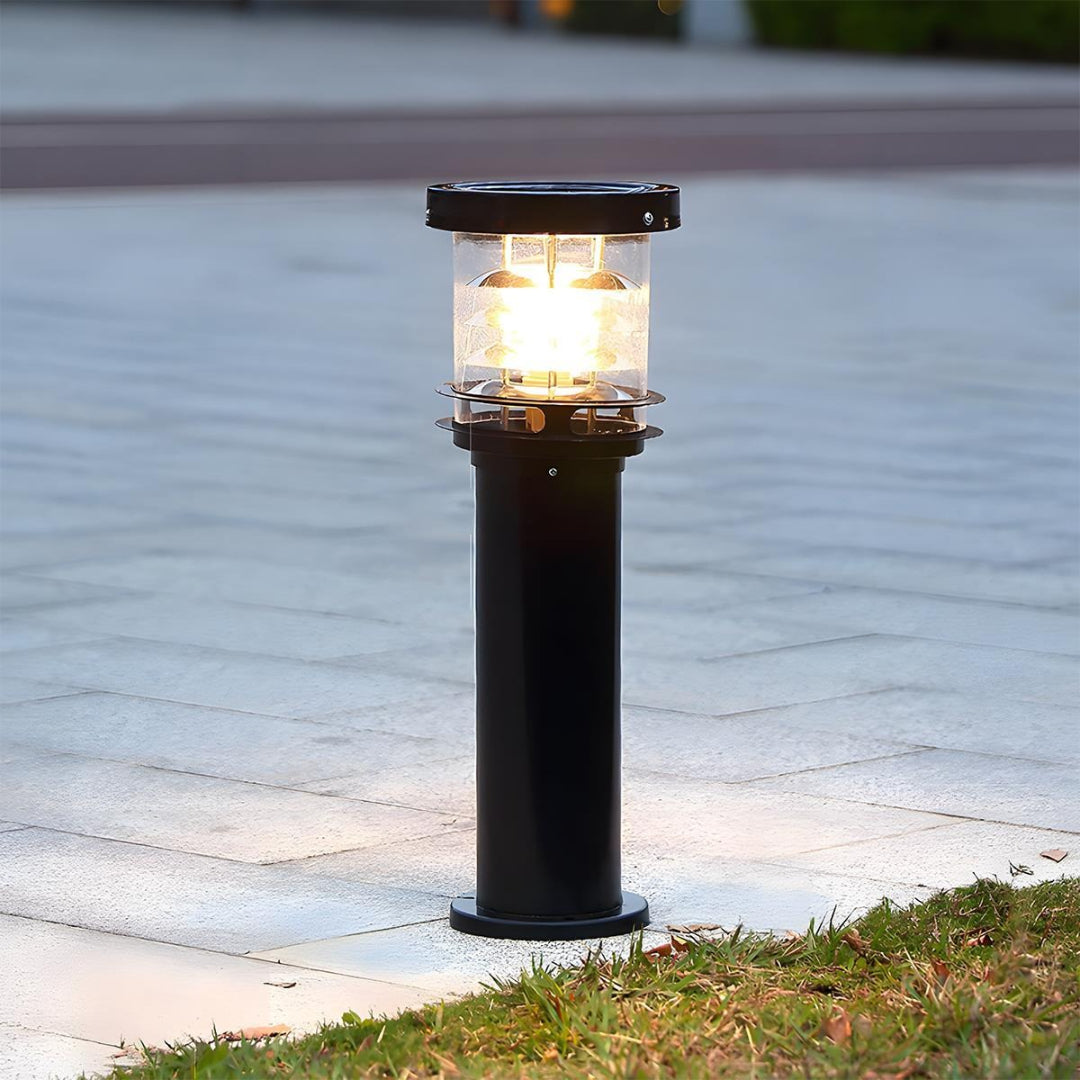 Cylindryczna ogrodowa lampa ścieżkowa LED – widok produktu 9 | Nuvira Home