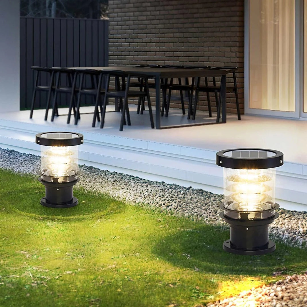Cylindryczna ogrodowa lampa ścieżkowa LED – widok produktu 12 | Nuvira Home