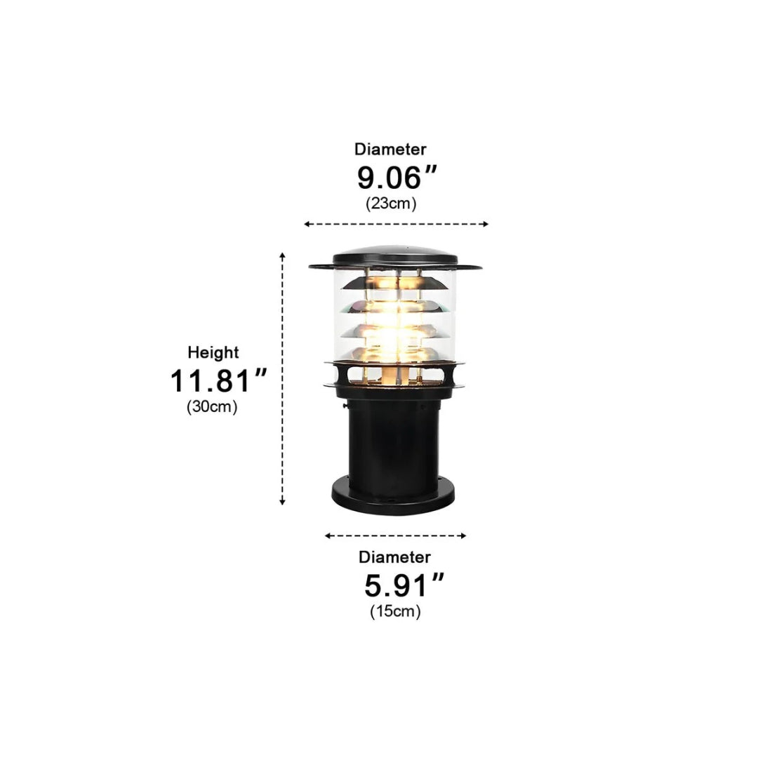 Cylindryczna ogrodowa lampa ścieżkowa LED – widok produktu 17 | Nuvira Home
