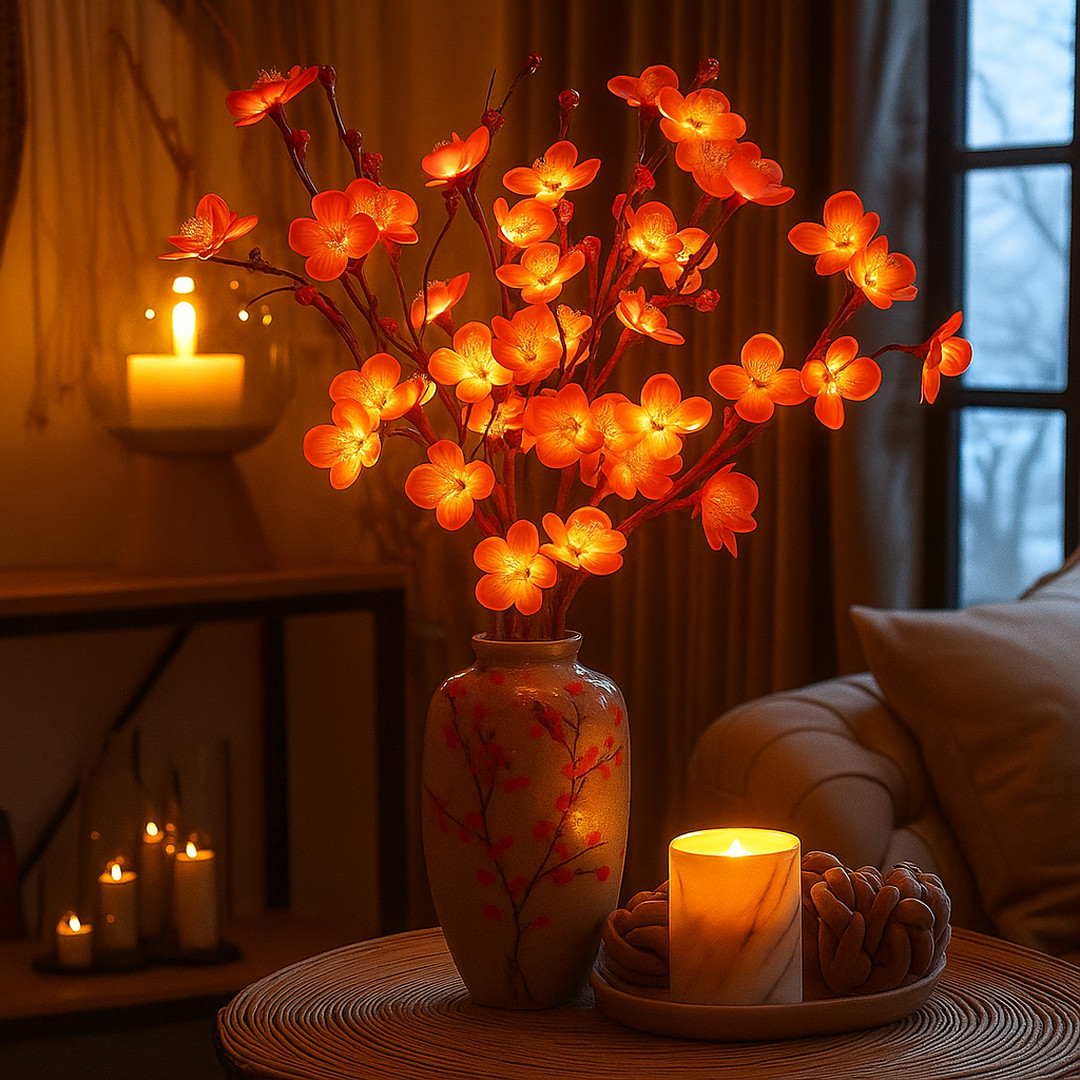 Dekor Lampki Dekoracyjne – Gałązka Oliwna – widok produktu 1 | Nuvira Home