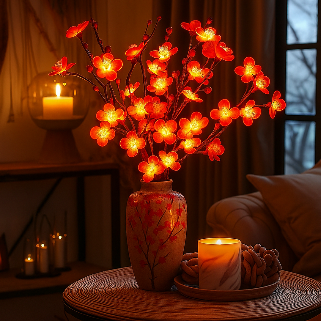 Dekor Lampki Dekoracyjne – Gałązka Oliwna – widok produktu 2 | Nuvira Home
