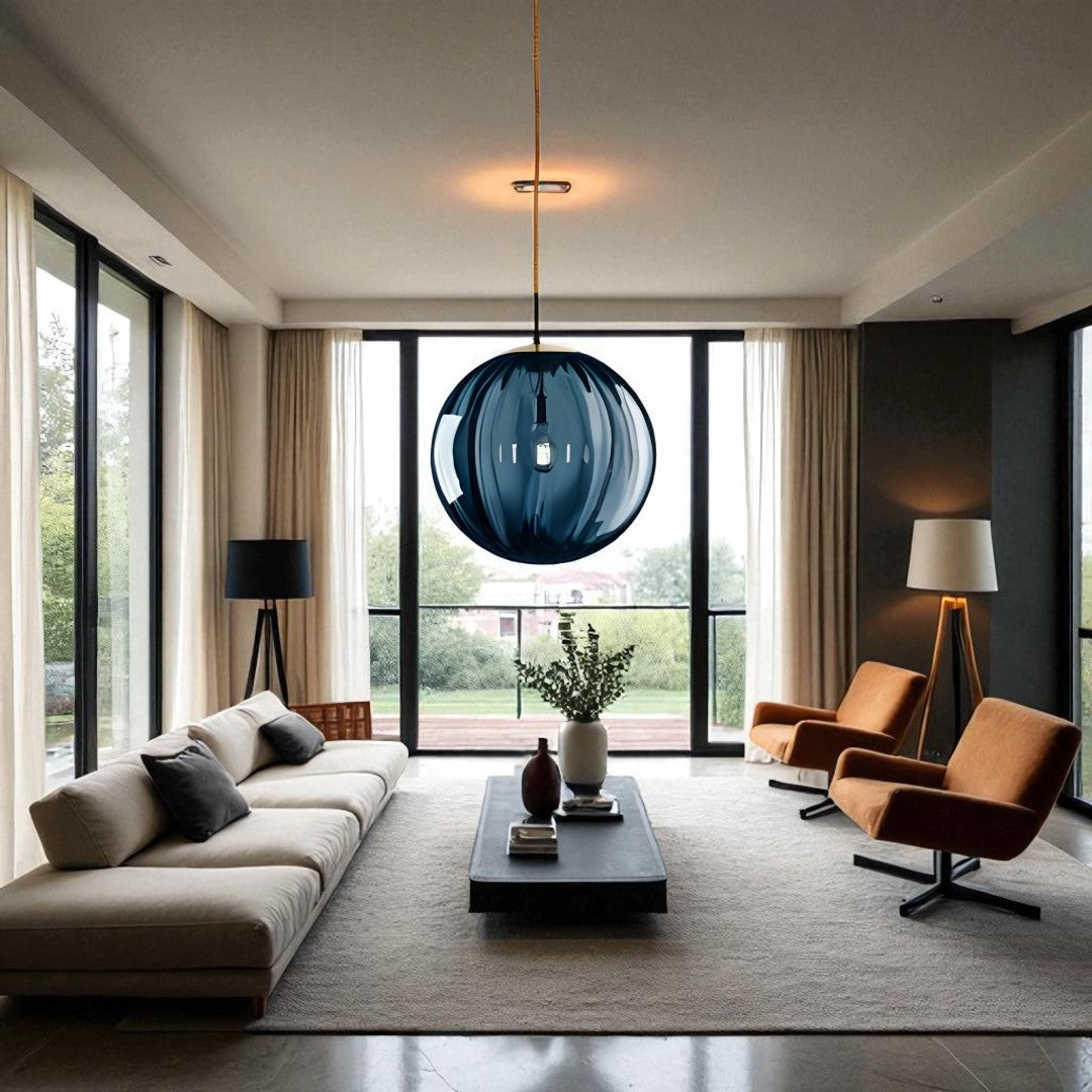 Dekoracyjna Kolorowa Szklana Lampa Wisząca – Wisząca – widok produktu 4 | Nuvira Home