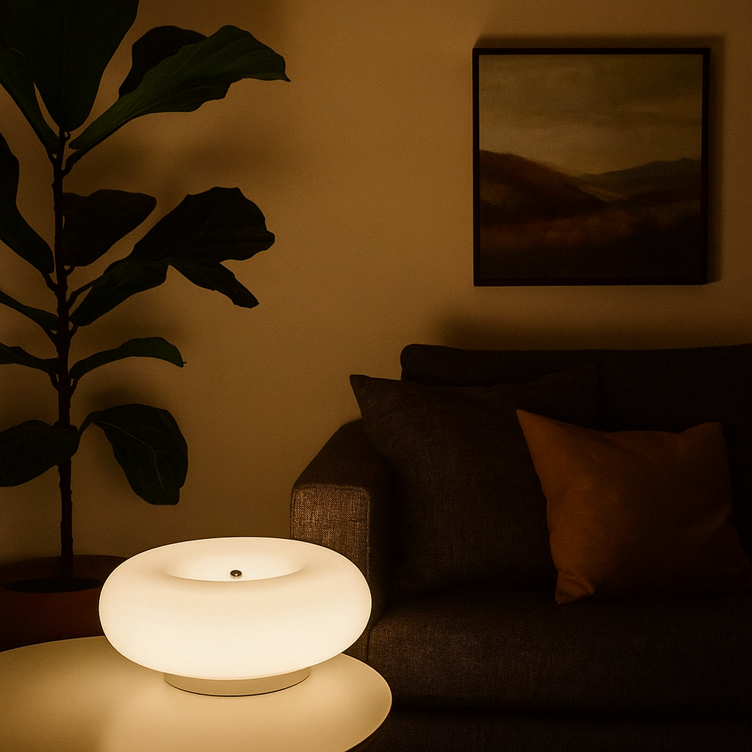 Dekoracyjna Lampa Ścienna Bauhaus – Donut Stół – widok produktu 3 | Nuvira Home