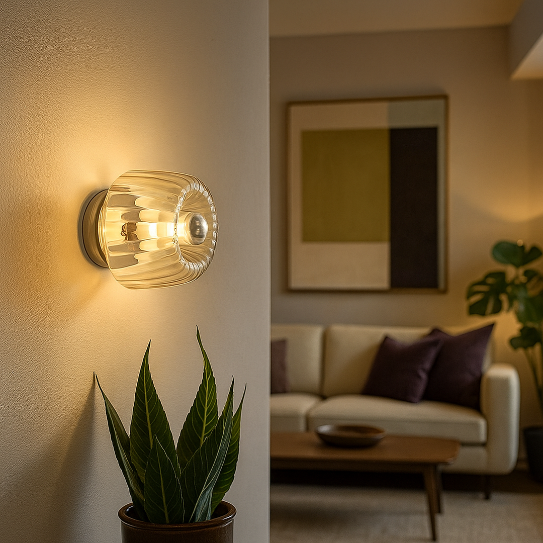Dekoracyjna Lampa Ścienna – Styl Nordycki – widok produktu 1 | Nuvira Home