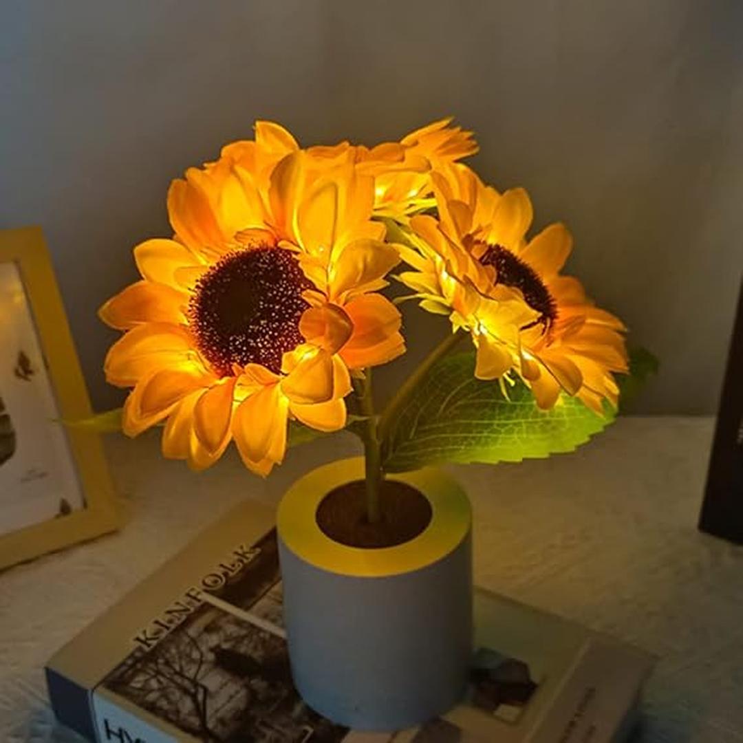 Dekoracyjna Lampa Stołowa Z Kwiatami Sztucznymi – widok produktu 13 | Nuvira Home