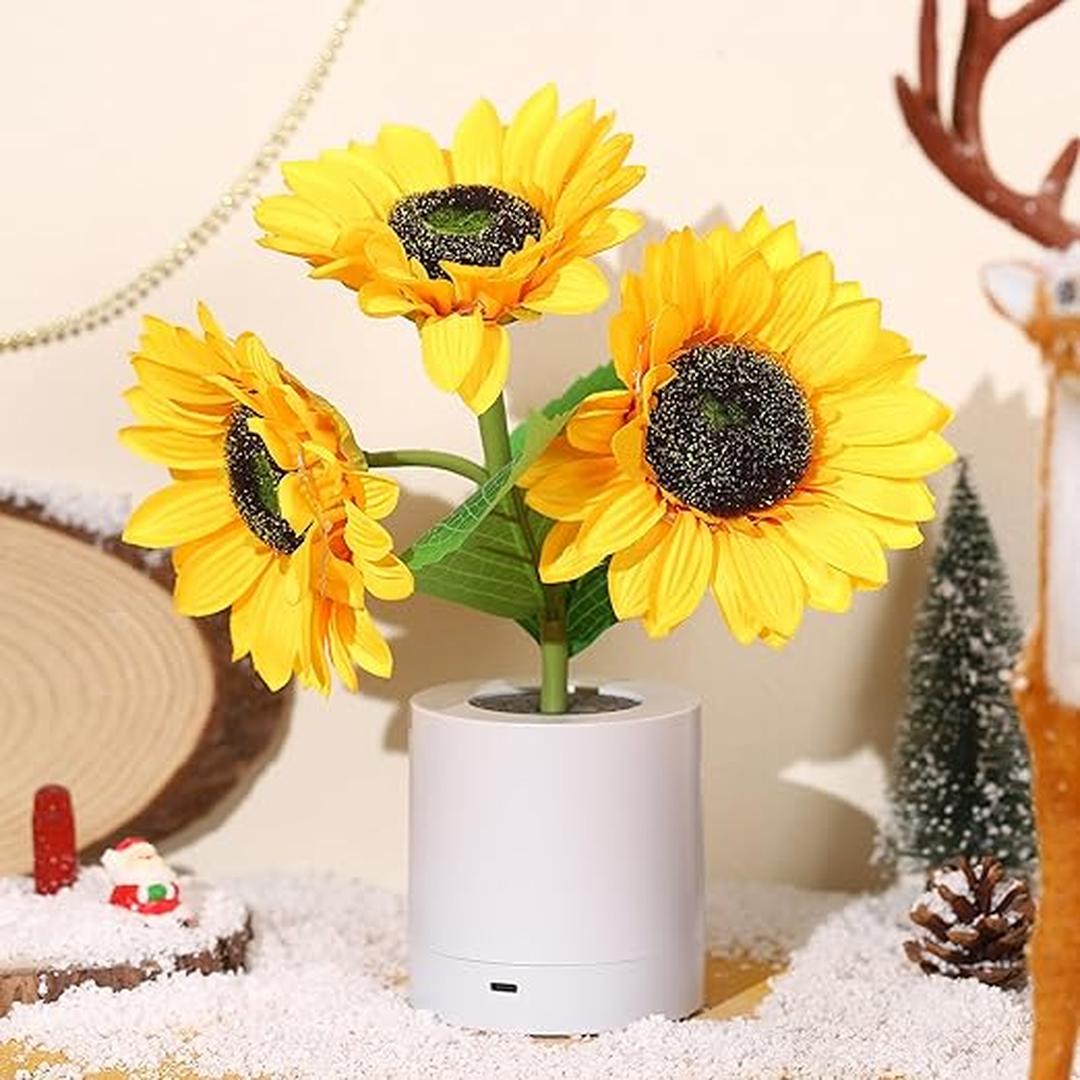 Dekoracyjna Lampa Stołowa Z Kwiatami Sztucznymi – widok produktu 19 | Nuvira Home