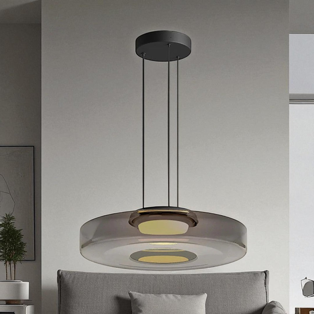 Dekoracyjna Lampa Wisząca Szklana – Styl Bauhaus – widok produktu 9 | Nuvira Home