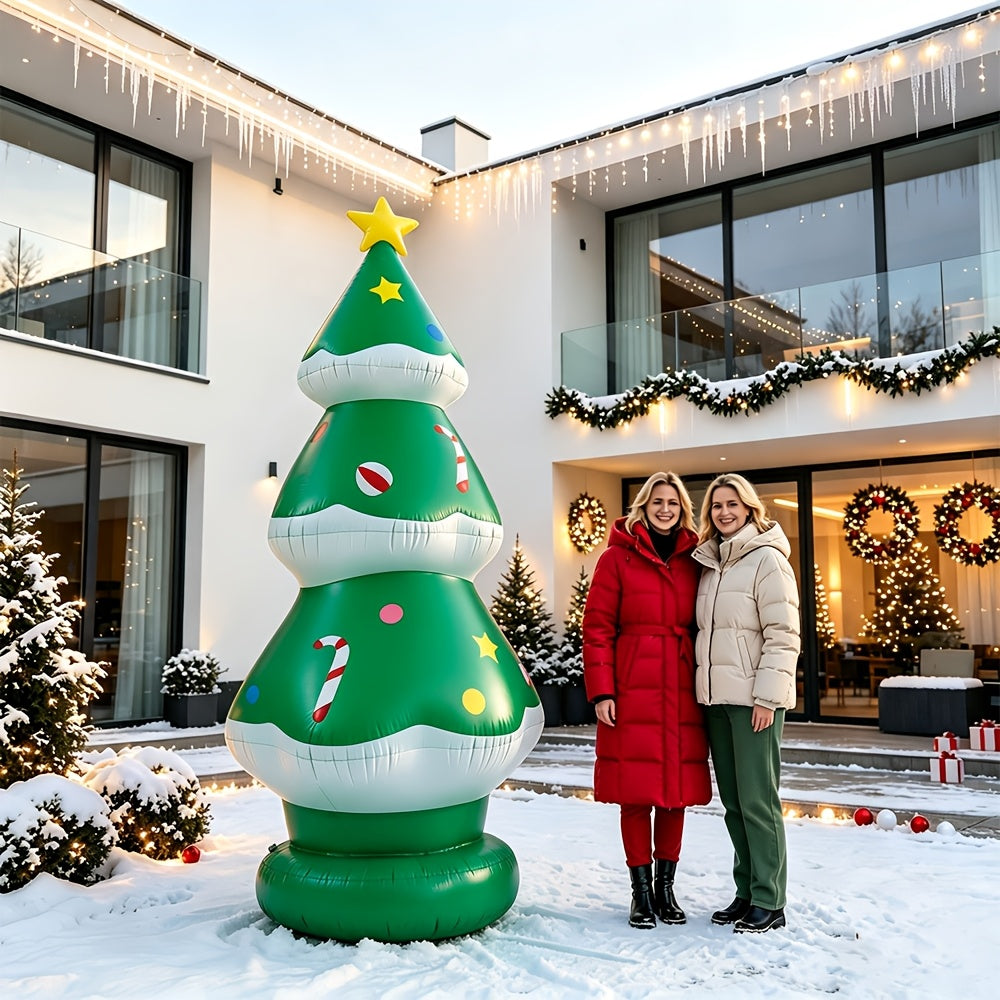 Dmuchana Choinka Świąteczna 213 cm z PVC – widok produktu 1 | Nuvira Home