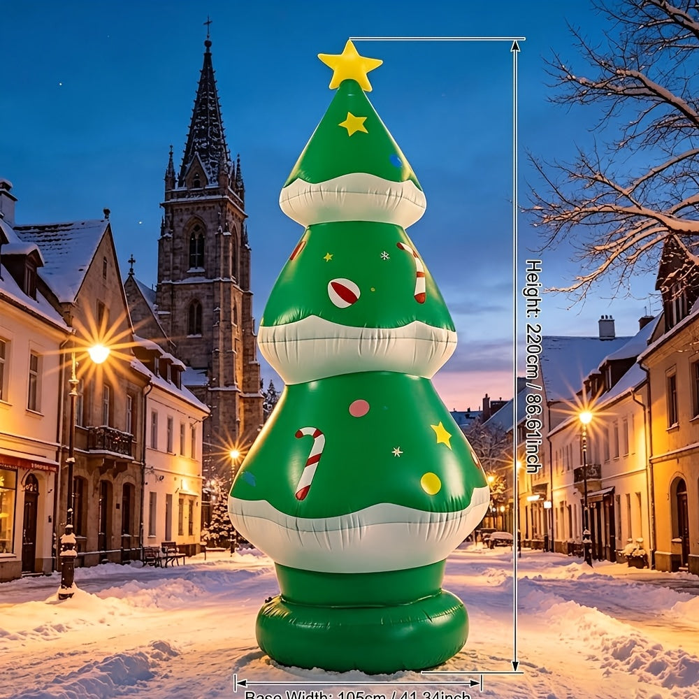 Dmuchana Choinka Świąteczna 213 cm z PVC – widok produktu 3 | Nuvira Home