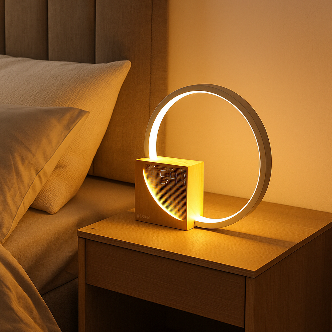 Domowy Cyfrowy Budzik – Światło LED – widok produktu 1 | Nuvira Home