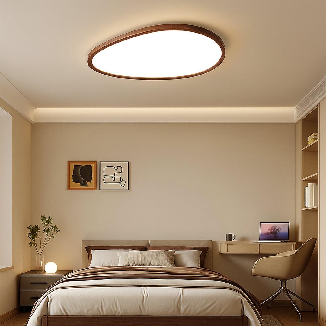 Drewniana Lampa Sufitowa LED – widok produktu 4 | Nuvira Home