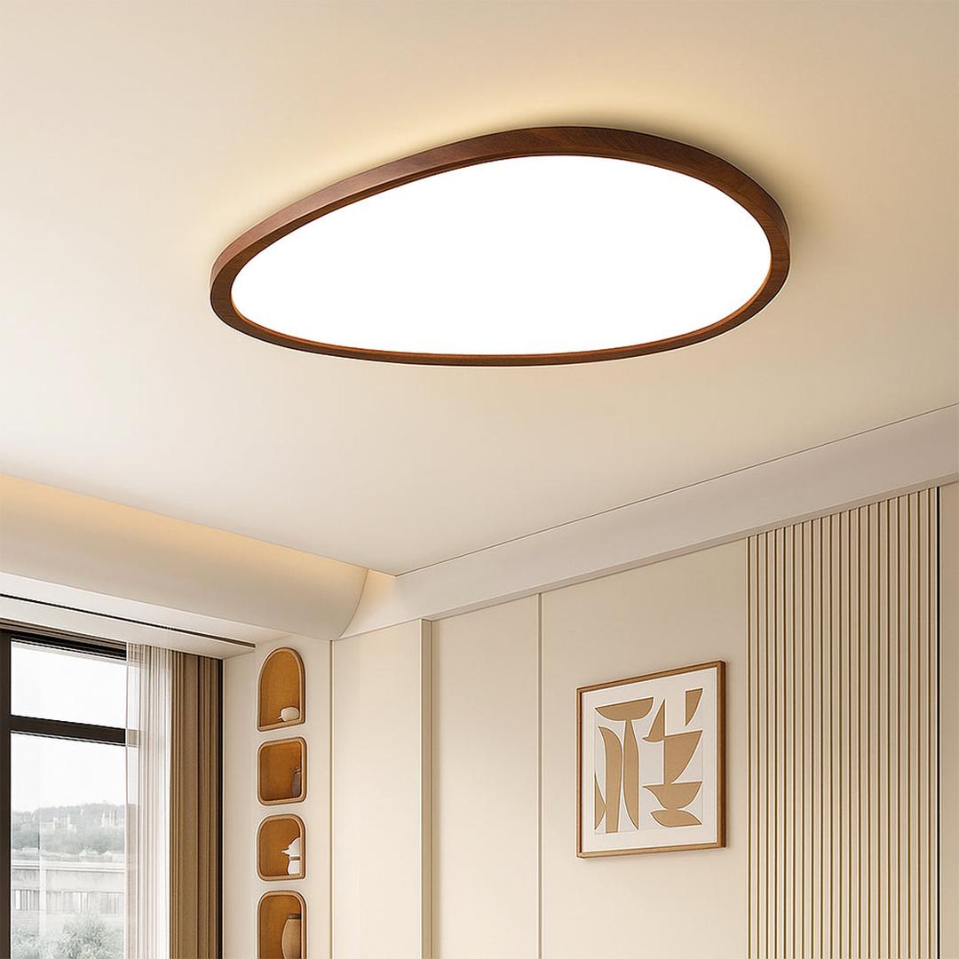 Drewniana Lampa Sufitowa LED – widok produktu 6 | Nuvira Home