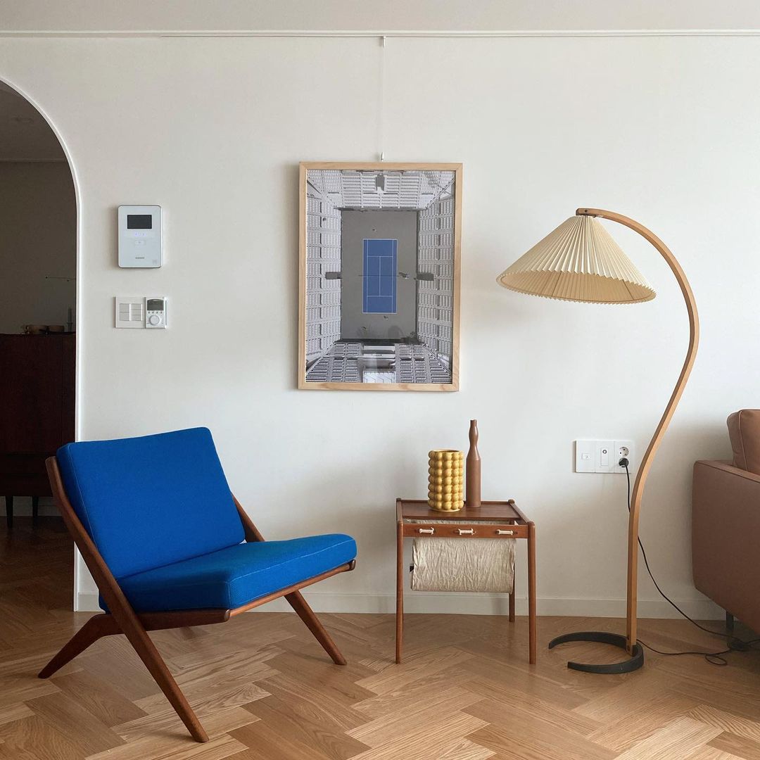 Drewniana Podłogowa Lampa Z Plisowanym Kloszem – widok produktu 49 | Nuvira Home