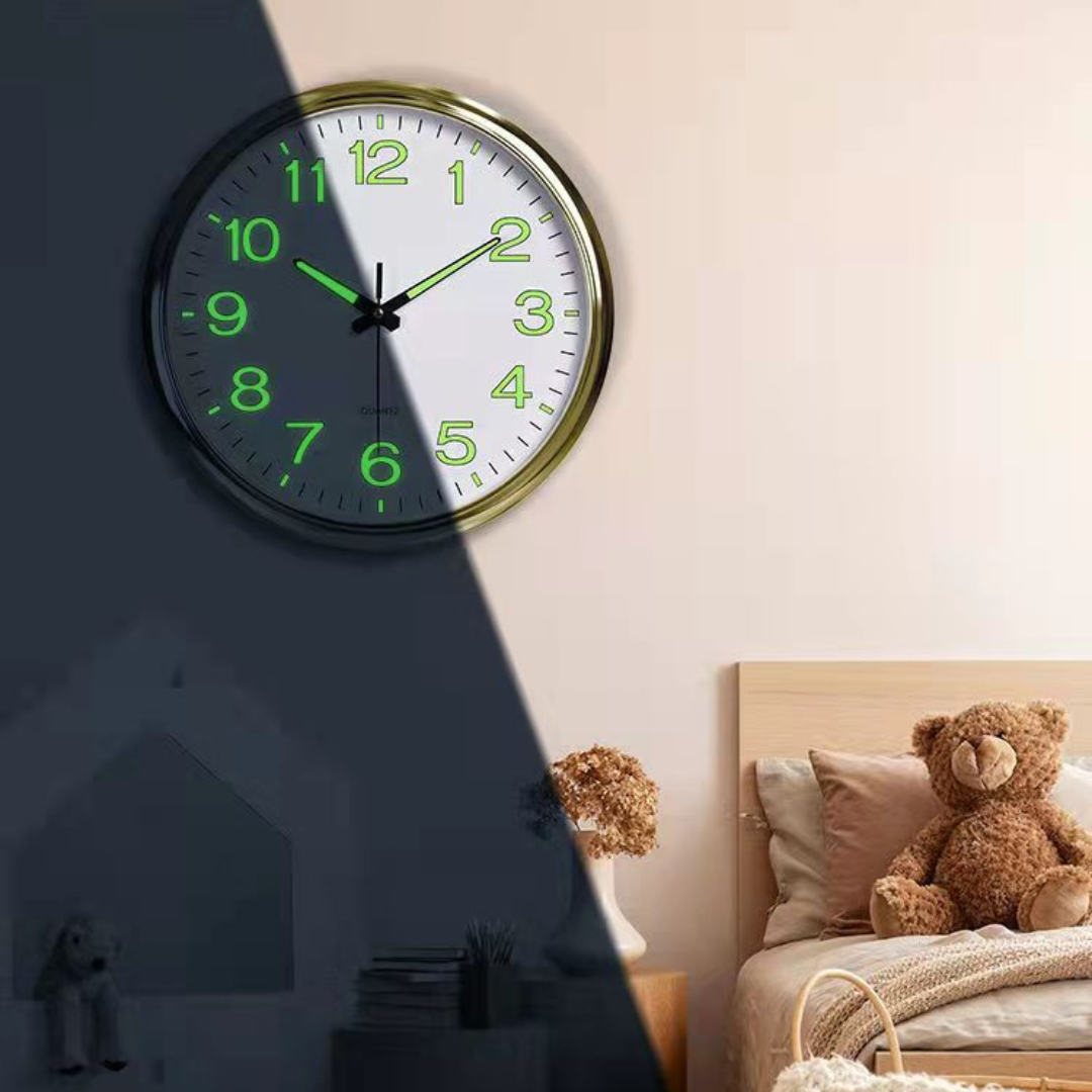 Duży Zegar Ścienny LED do Salonu – widok produktu 2 | Nuvira Home