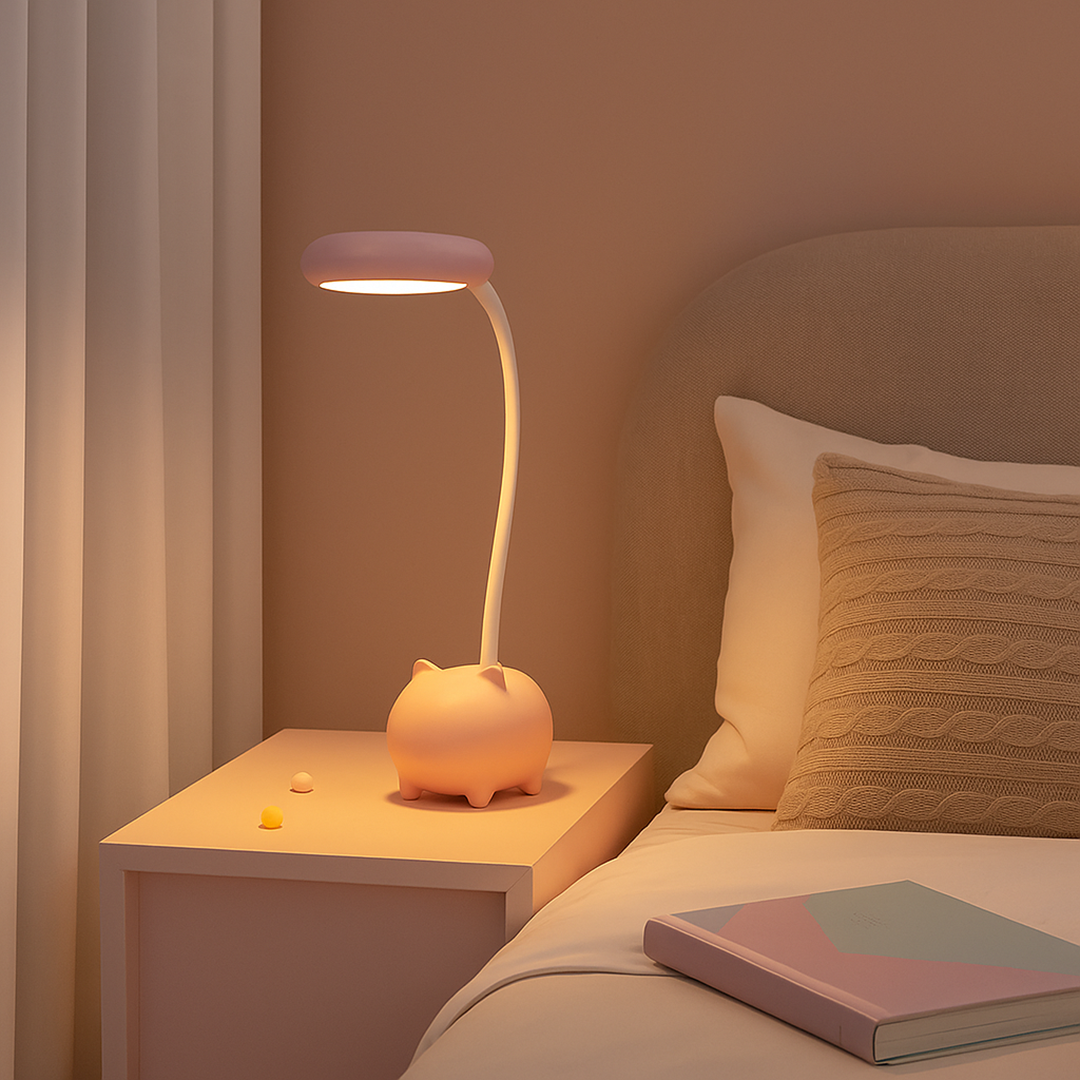 Dziecięca Lampka Biurkowa LED – Ładowalna – widok produktu 14 | Nuvira Home