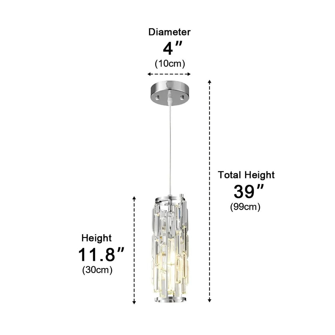 Industrialna szklana lampa wisząca – widok produktu 14 | Nuvira Home
