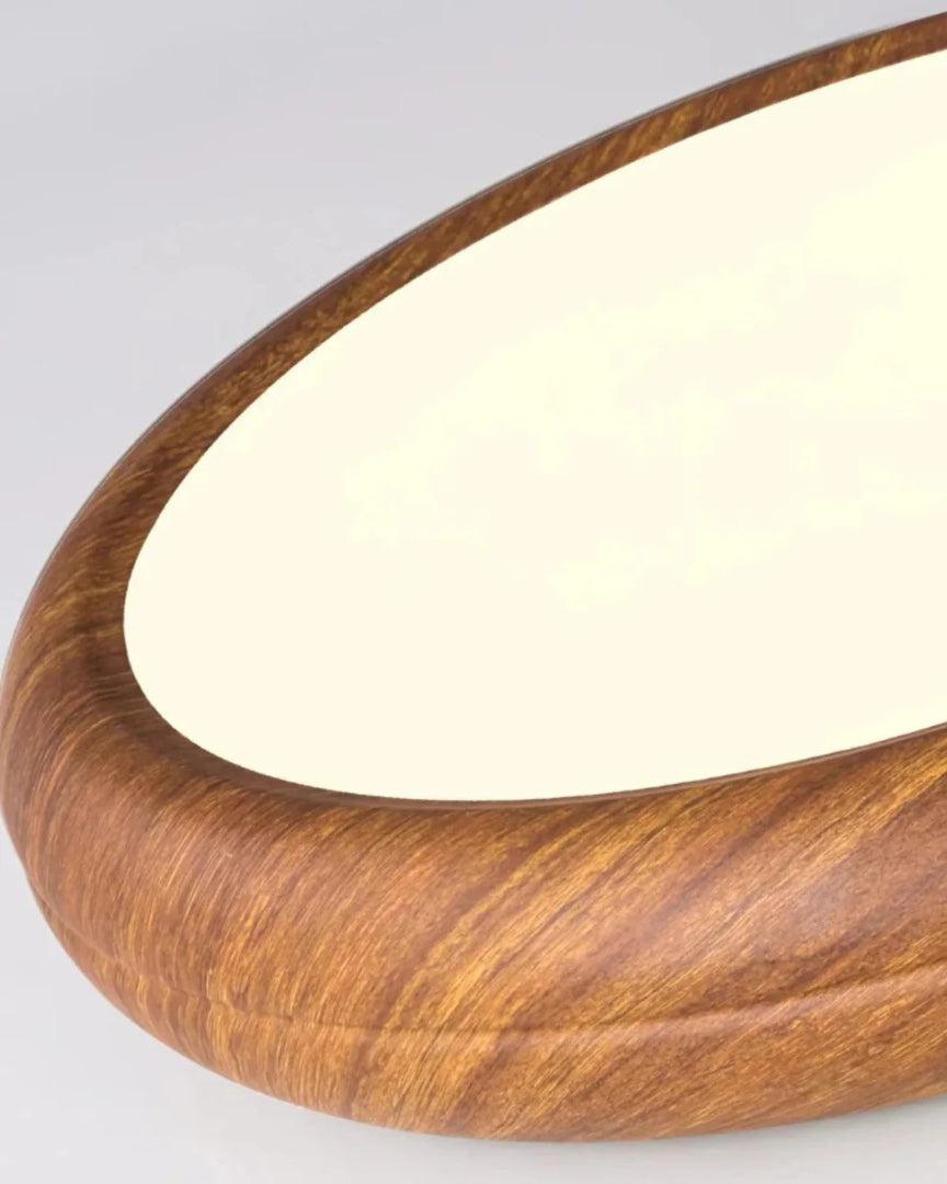 Japandi okrągła drewniana lampa sufitowa – widok produktu 24 | Nuvira Home