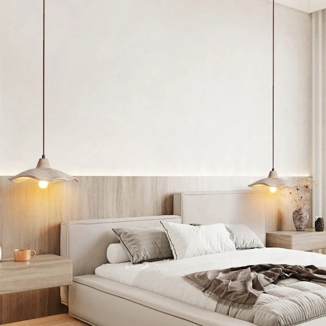 Japońska lampa wisząca z motywem kwiatowym – widok produktu 7 | Nuvira Home