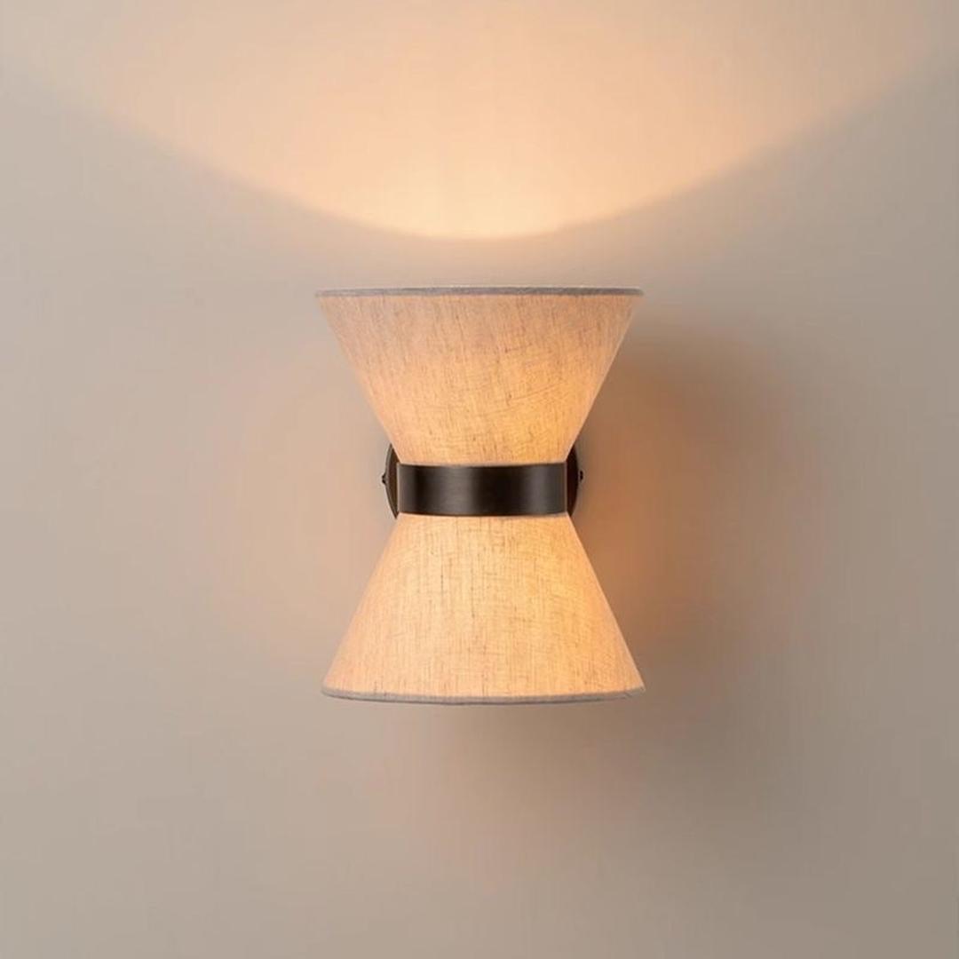 Jedwabna Lampa Ścienna W Stylu Wabi Sabi – widok produktu 5 | Nuvira Home