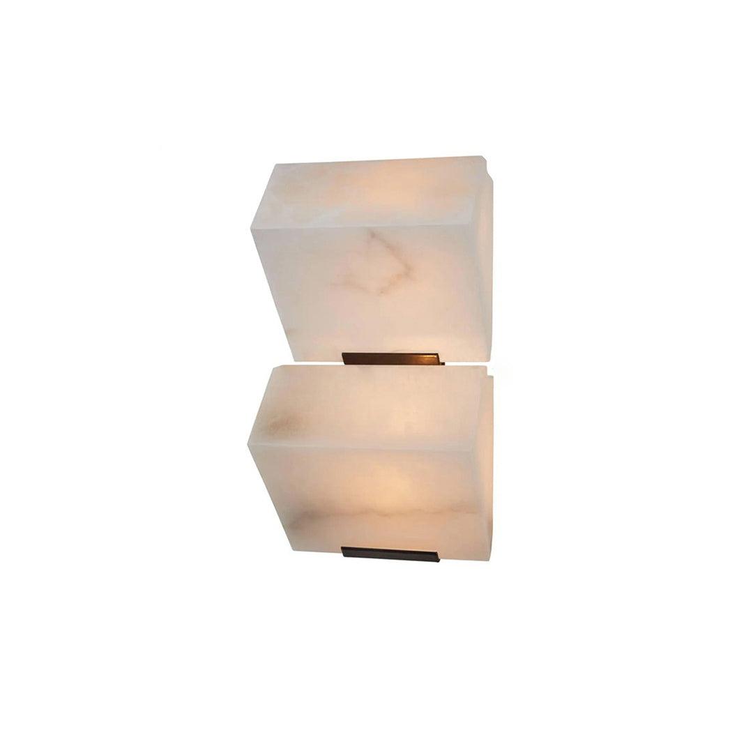 Kinkiet Art Deco z Kostkami Alabastrowymi i Wbudowanym LED – widok produktu 3 | Nuvira Home