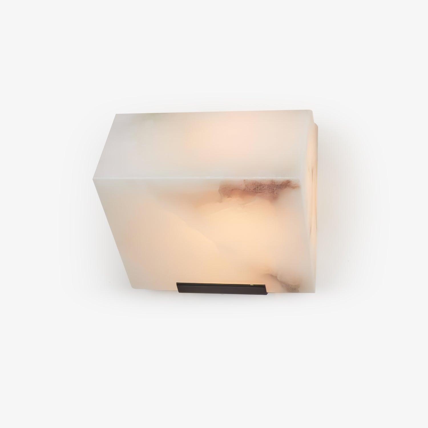 Kinkiet Art Deco z Kostkami Alabastrowymi i Wbudowanym LED – widok produktu 10 | Nuvira Home