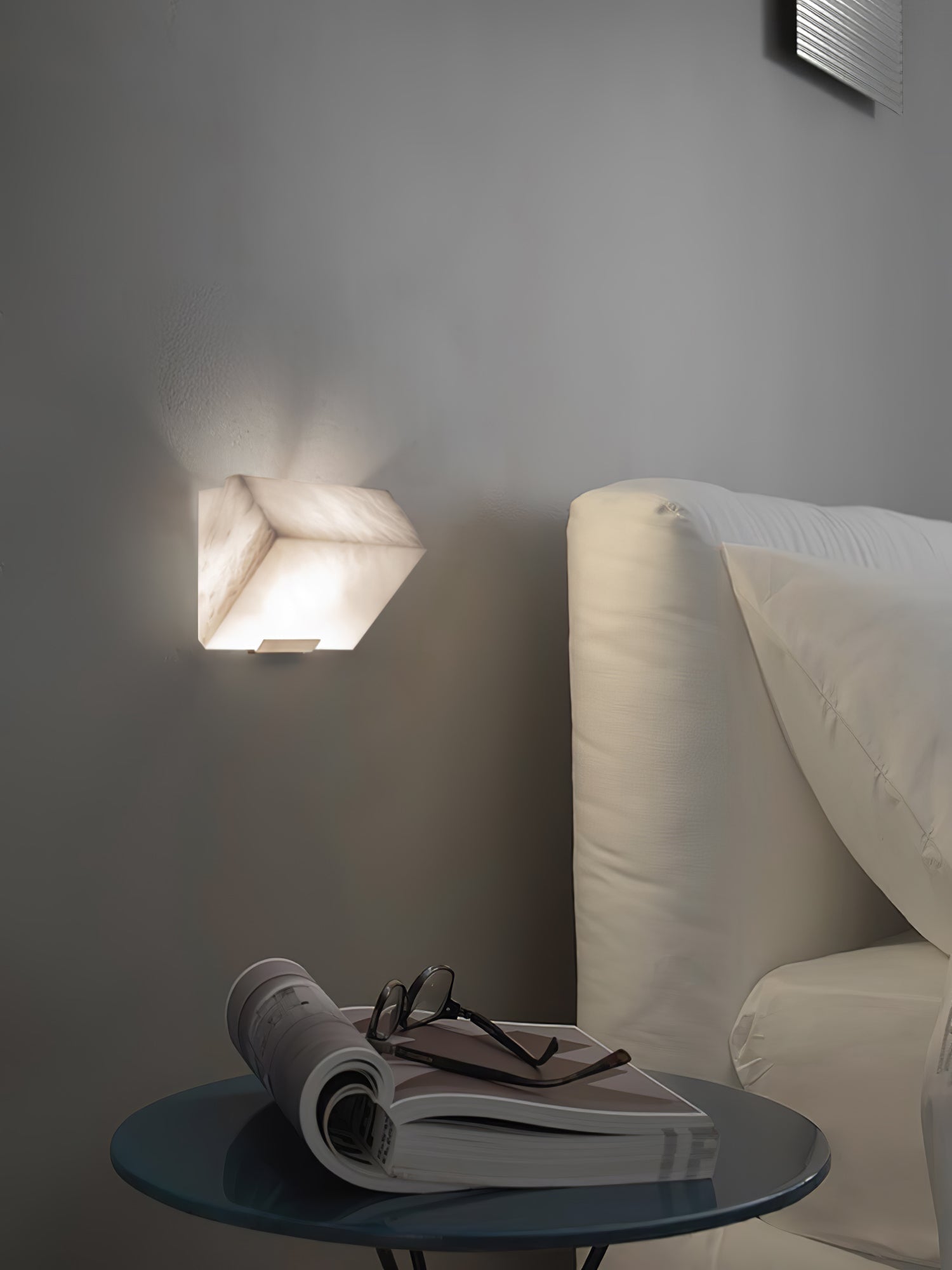 Kinkiet Art Deco z Kostkami Alabastrowymi i Wbudowanym LED – widok produktu 12 | Nuvira Home