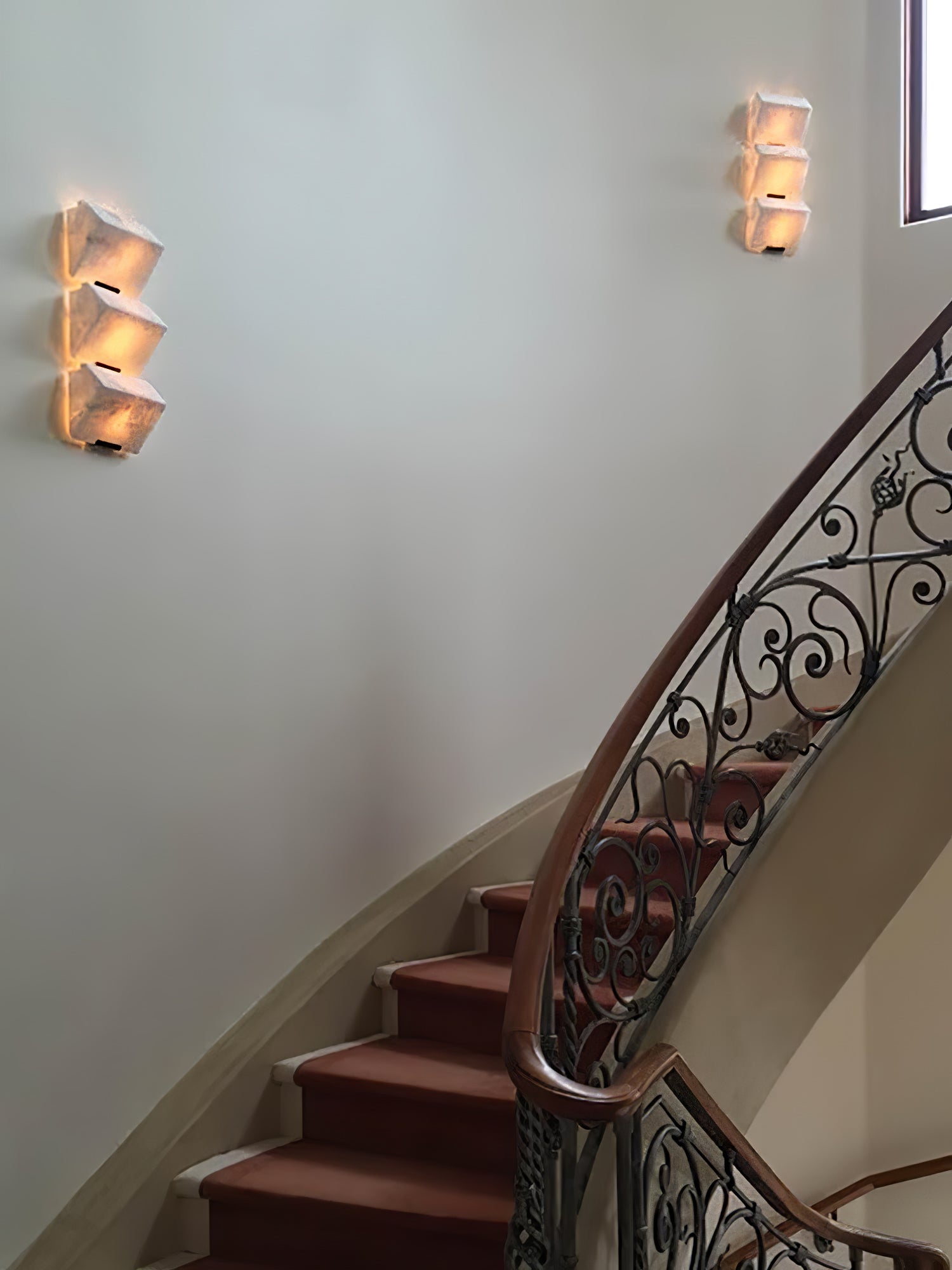 Kinkiet Art Deco z Kostkami Alabastrowymi i Wbudowanym LED – widok produktu 15 | Nuvira Home