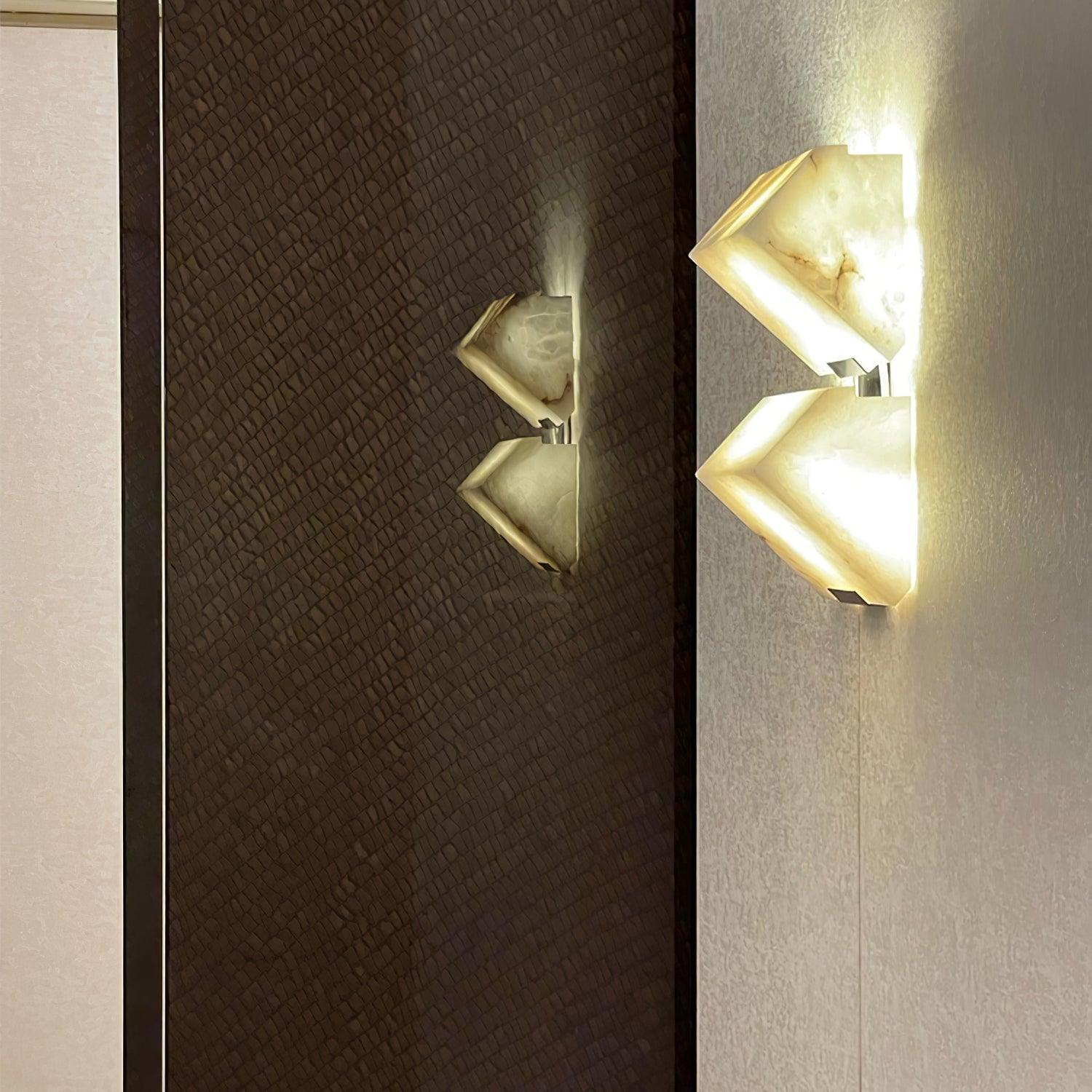 Kinkiet Art Deco z Kostkami Alabastrowymi i Wbudowanym LED – widok produktu 21 | Nuvira Home