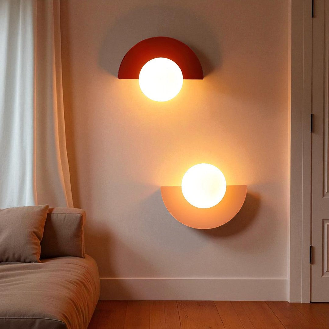 Kinkiet LED Nordic – Półokrągły – widok produktu 1 | Nuvira Home