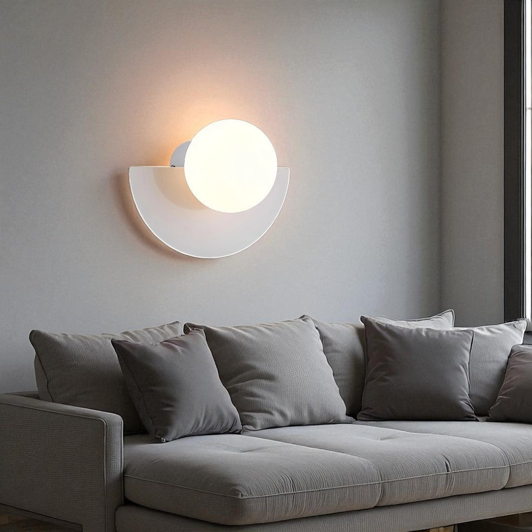 Kinkiet LED Nordic – Półokrągły – widok produktu 9 | Nuvira Home