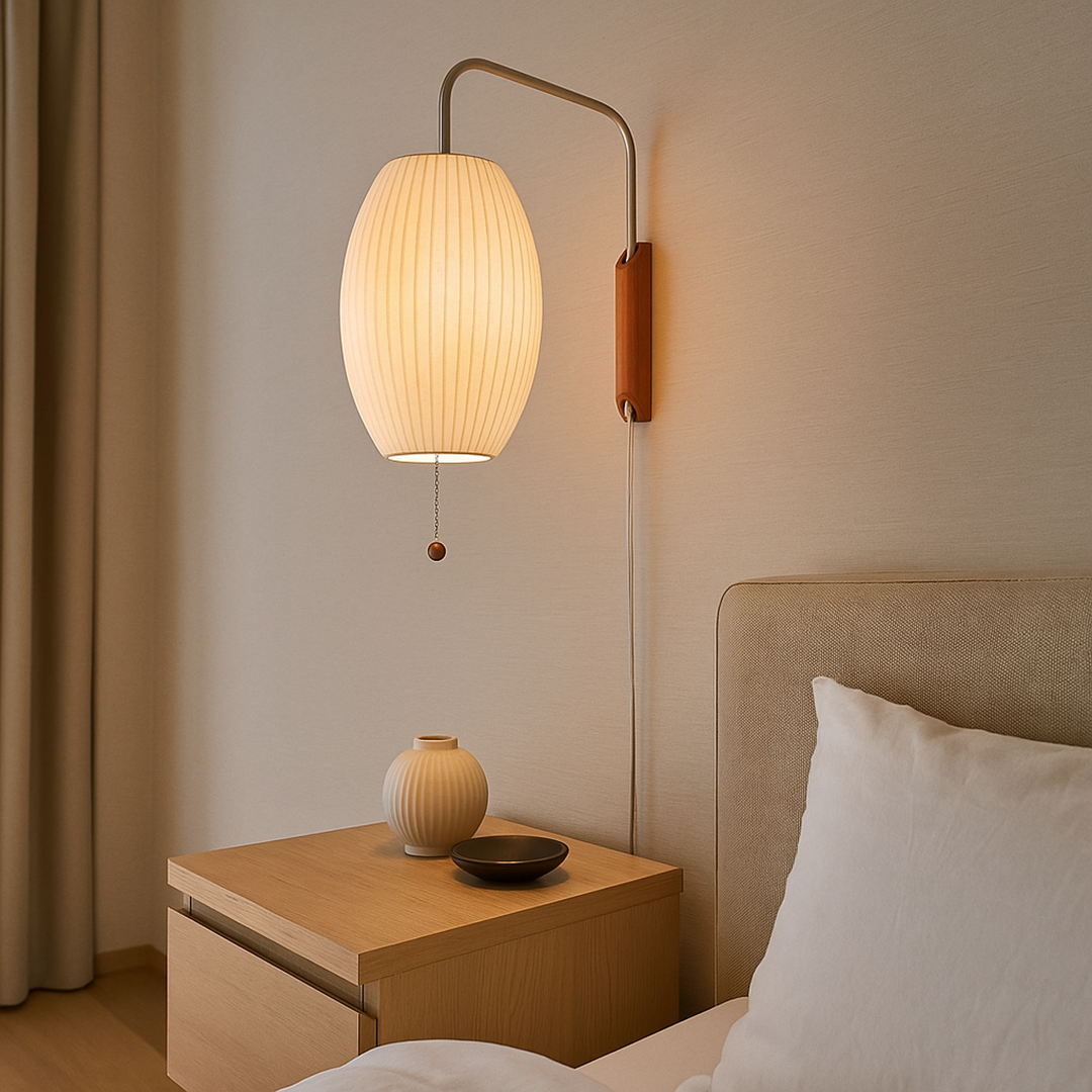 Kinkiet w stylu Mid-Century – Do dekoracji sypialni – widok produktu 1 | Nuvira Home