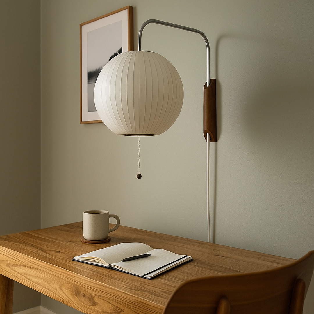 Kinkiet w stylu Mid-Century – Do dekoracji sypialni – widok produktu 4 | Nuvira Home