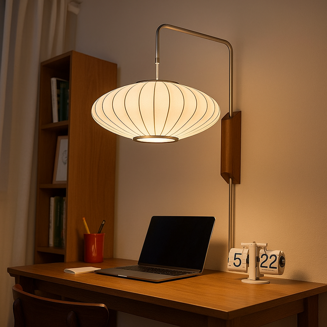 Kinkiet w stylu Mid-Century – Do dekoracji sypialni – widok produktu 6 | Nuvira Home