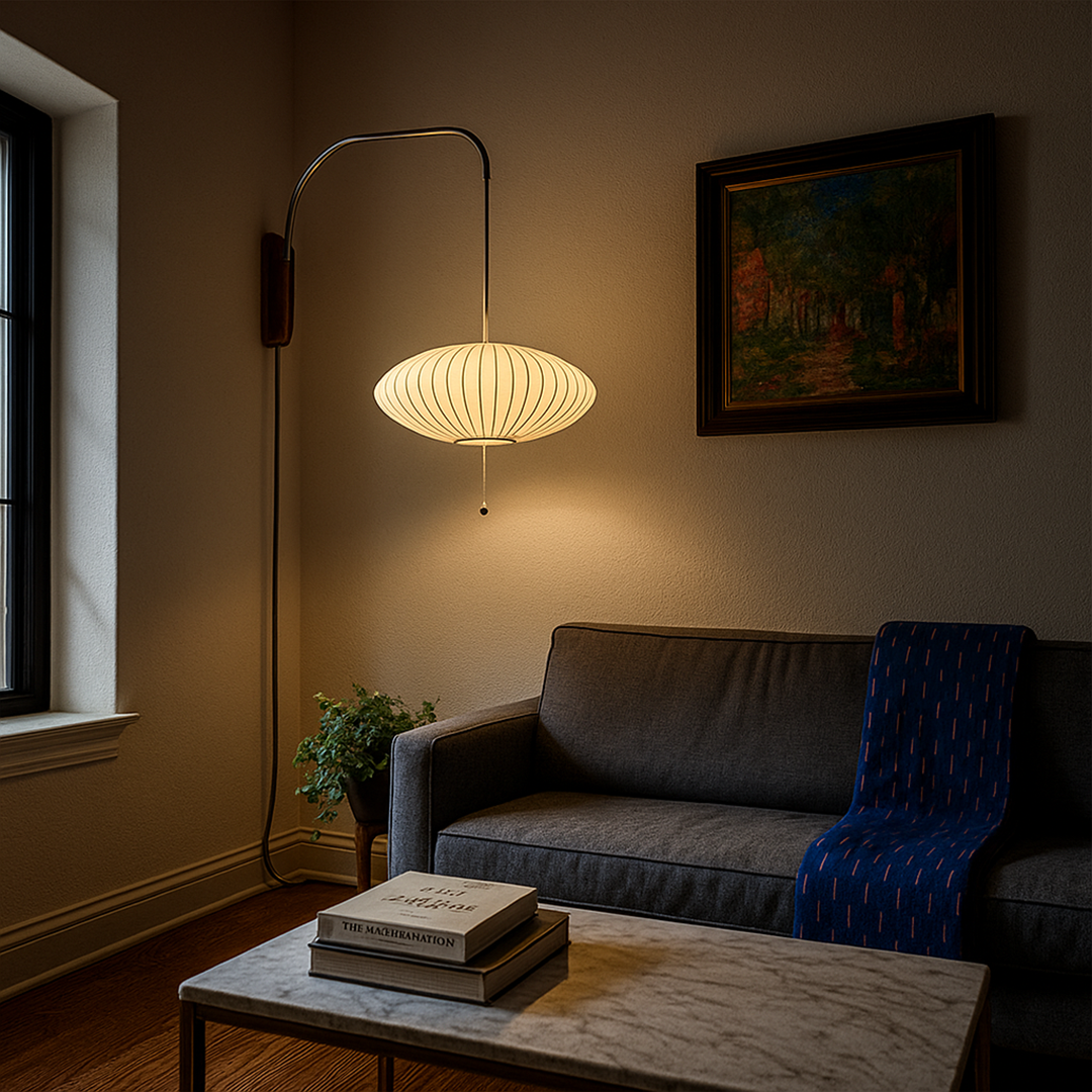 Kinkiet w stylu Mid-Century – Do dekoracji sypialni – widok produktu 7 | Nuvira Home
