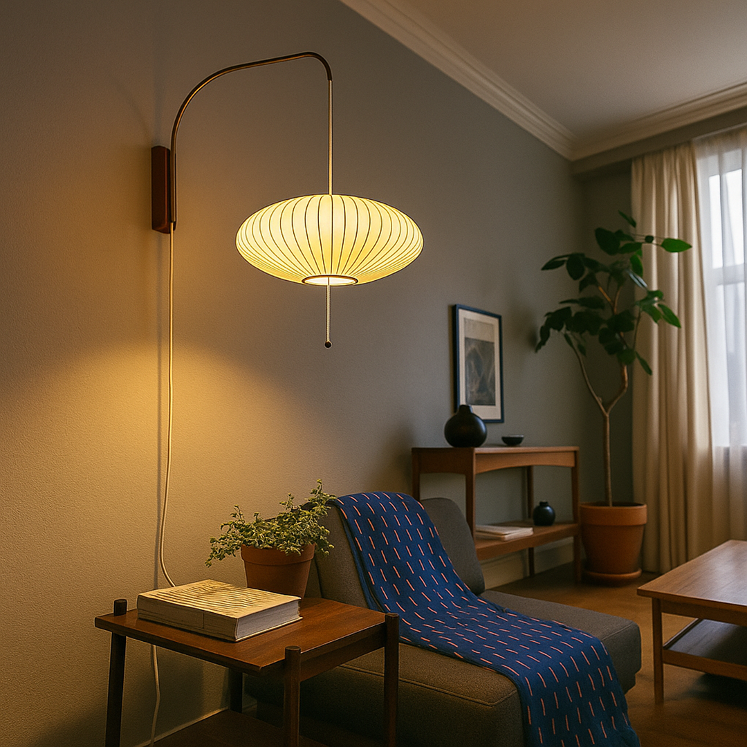 Kinkiet w stylu Mid-Century – Do dekoracji sypialni – widok produktu 8 | Nuvira Home