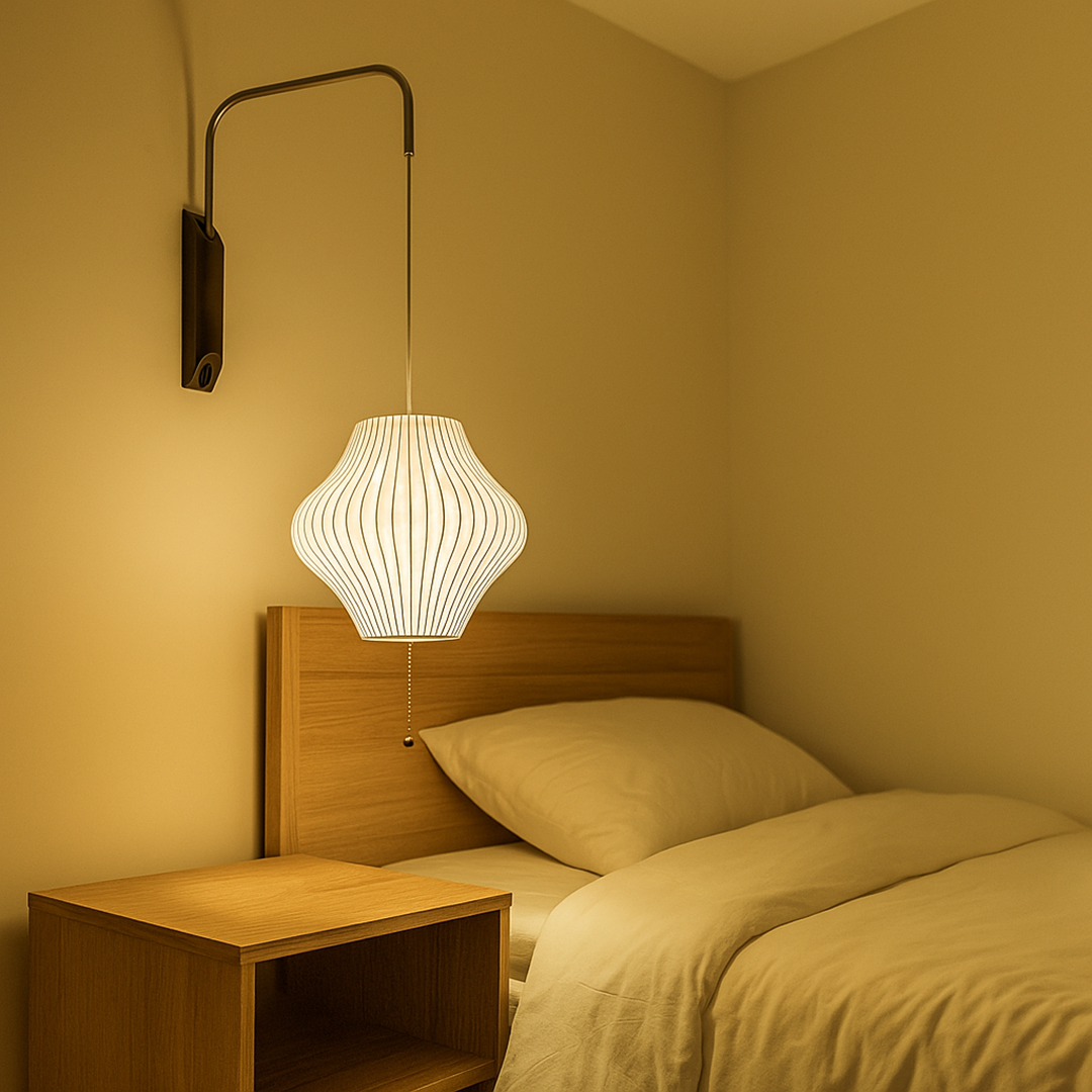 Kinkiet w stylu Mid-Century – Do dekoracji sypialni – widok produktu 9 | Nuvira Home