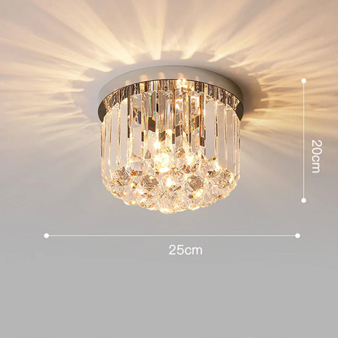 Klasyczna kryształowa lampa sufitowa – widok produktu 8 | Nuvira Home