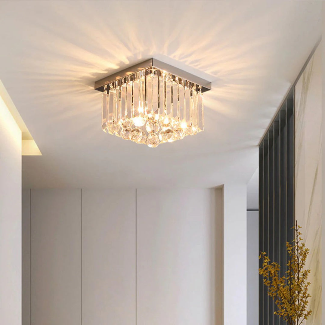 Klasyczna kryształowa lampa sufitowa – widok produktu 10 | Nuvira Home