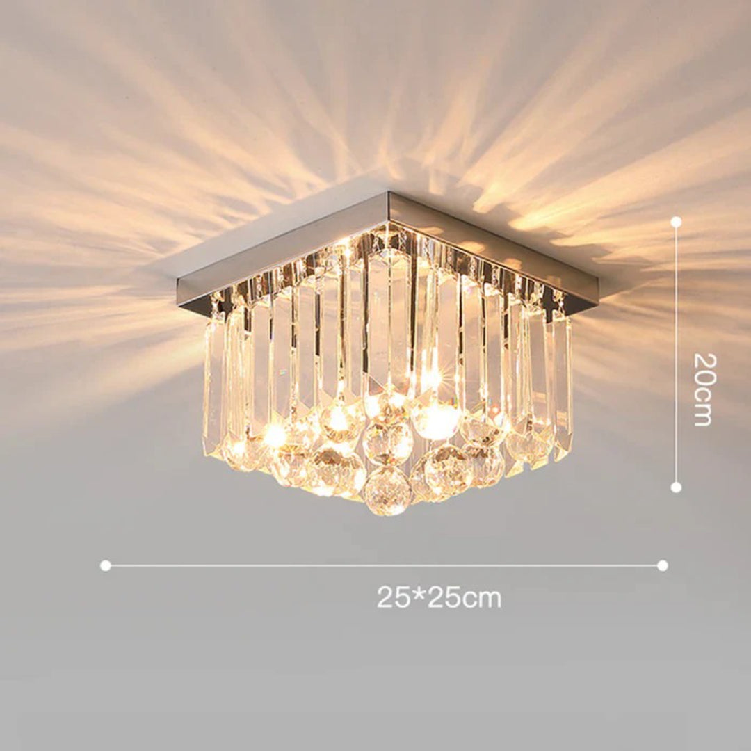 Klasyczna kryształowa lampa sufitowa – widok produktu 12 | Nuvira Home