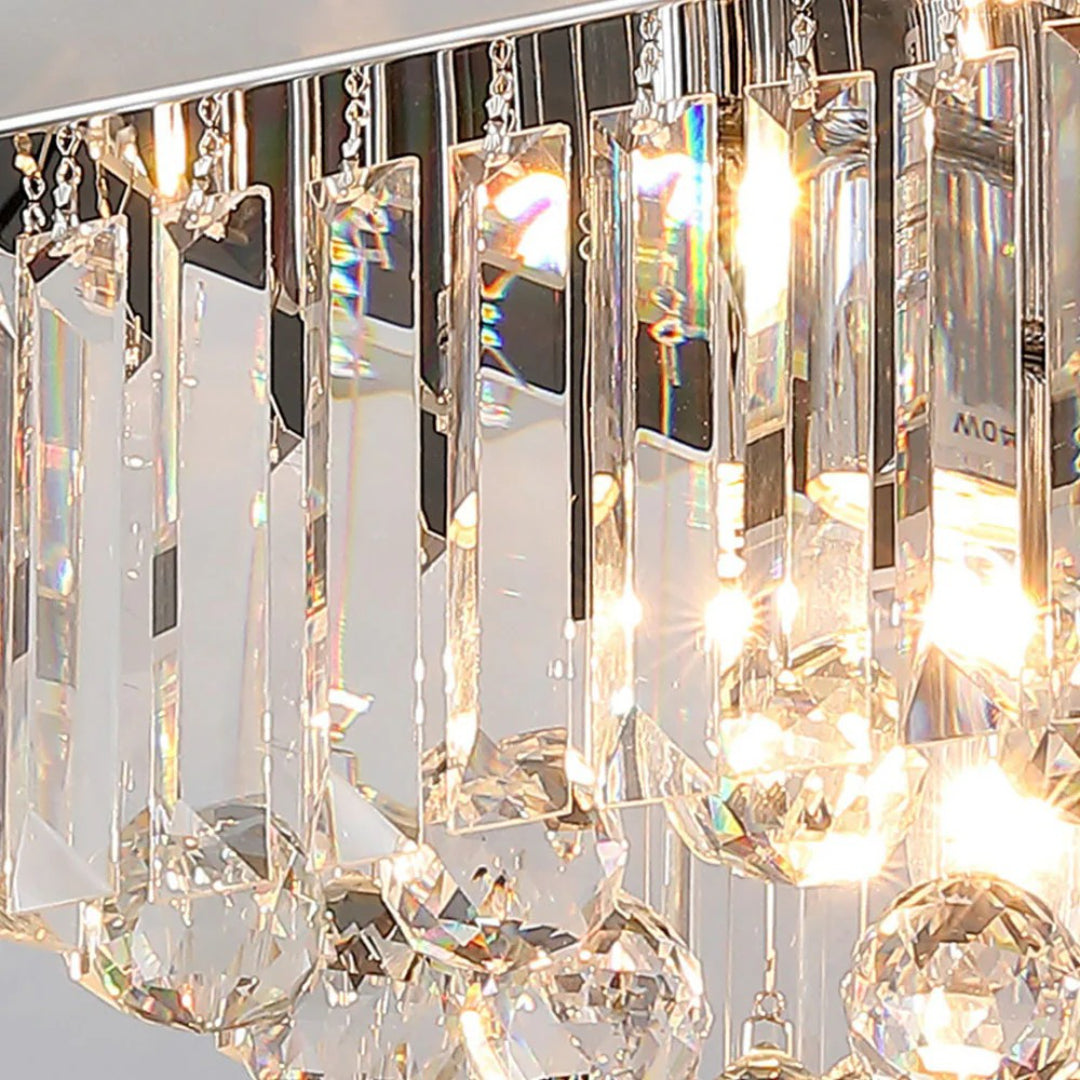 Klasyczna kryształowa lampa sufitowa – widok produktu 15 | Nuvira Home
