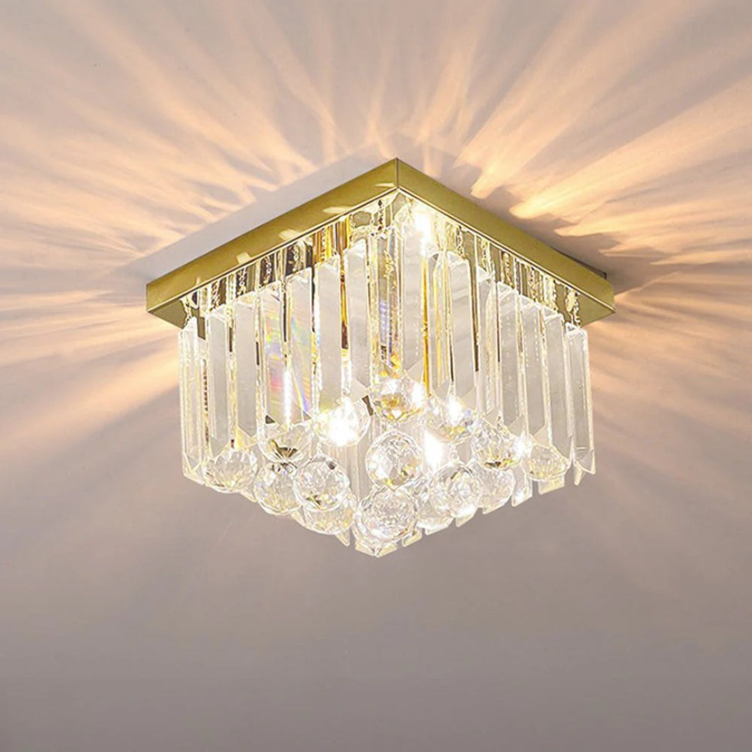 Klasyczna kryształowa lampa sufitowa – widok produktu 18 | Nuvira Home