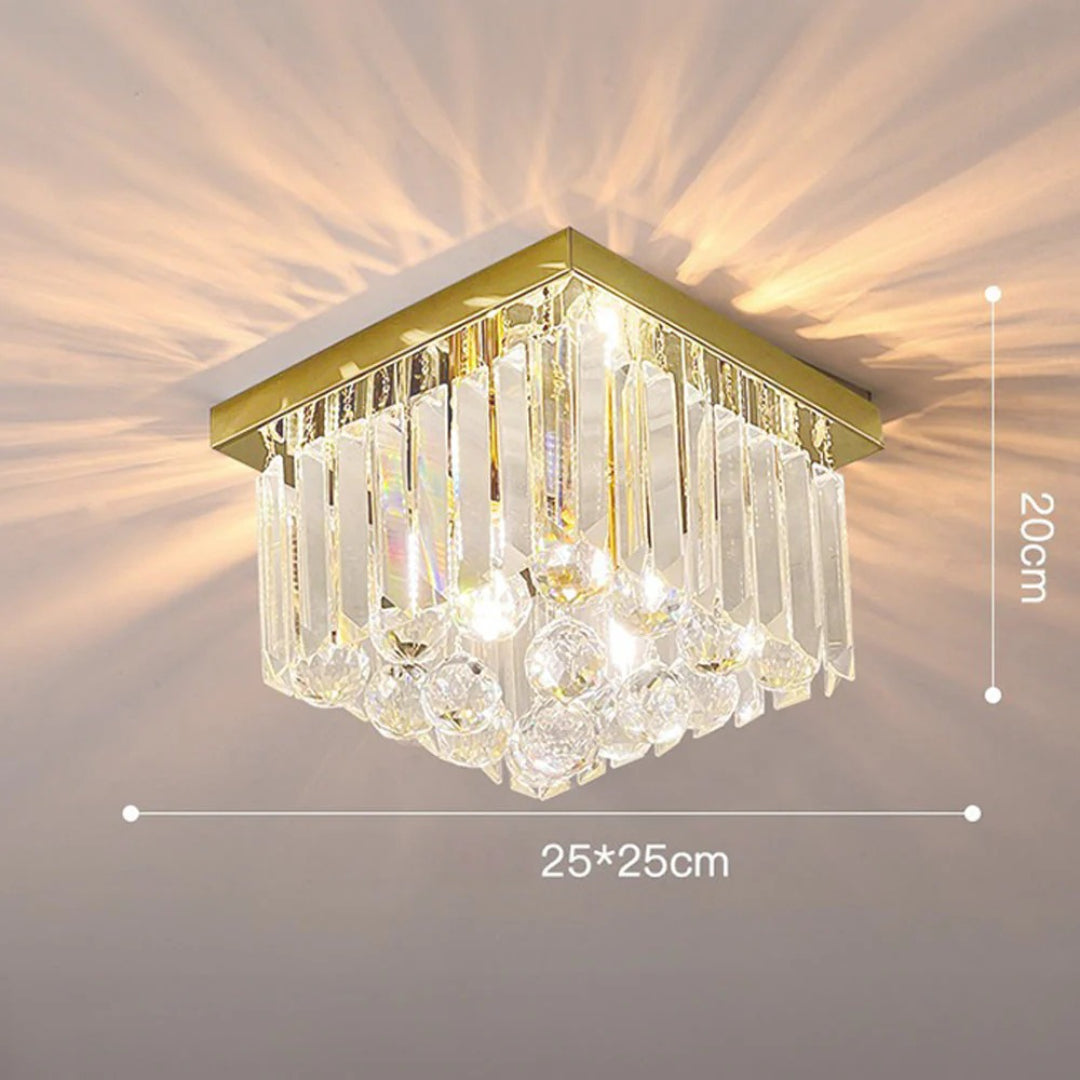 Klasyczna kryształowa lampa sufitowa – widok produktu 19 | Nuvira Home