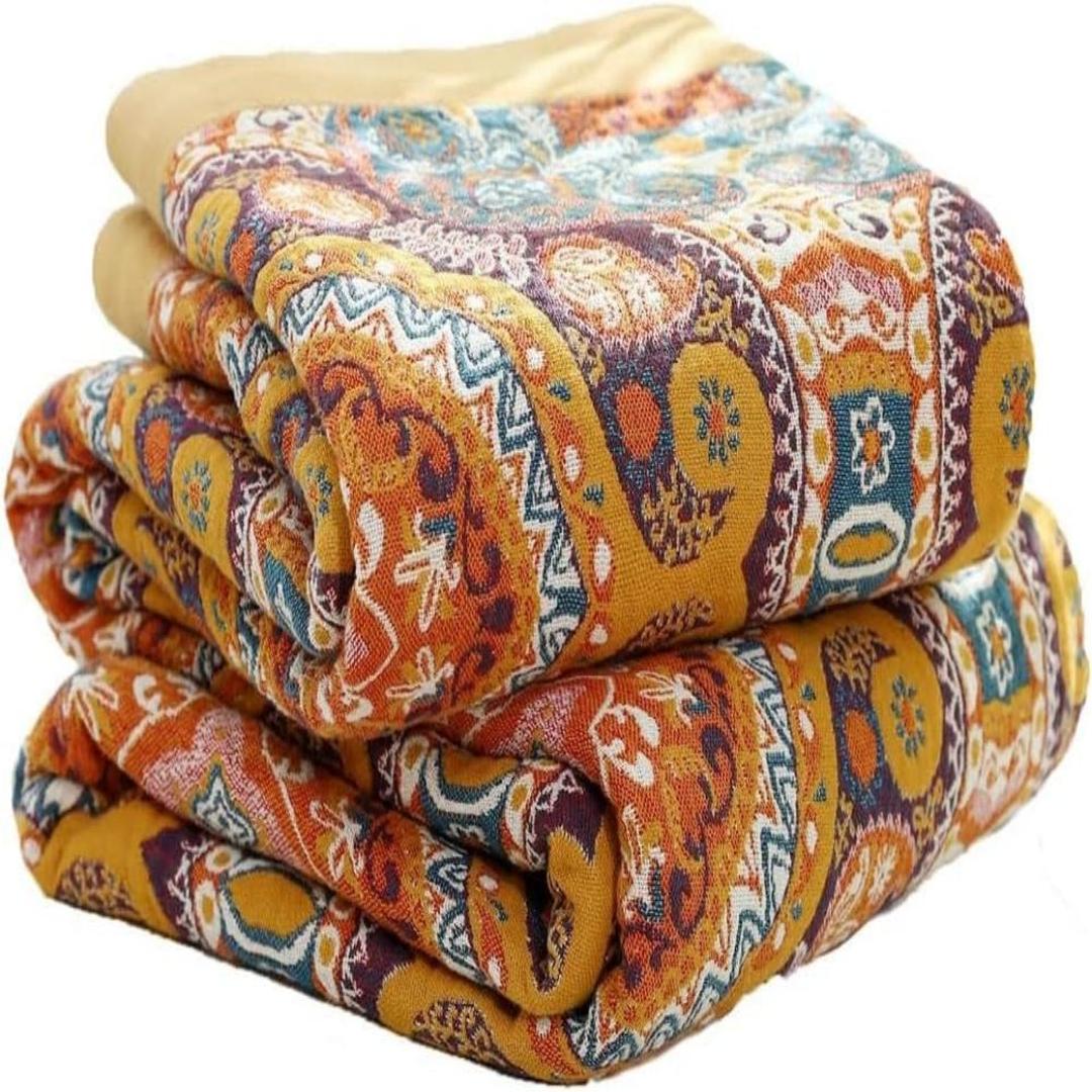 Koc Boho Chic Pikowany – Dwustronny – widok produktu 4 | Nuvira Home