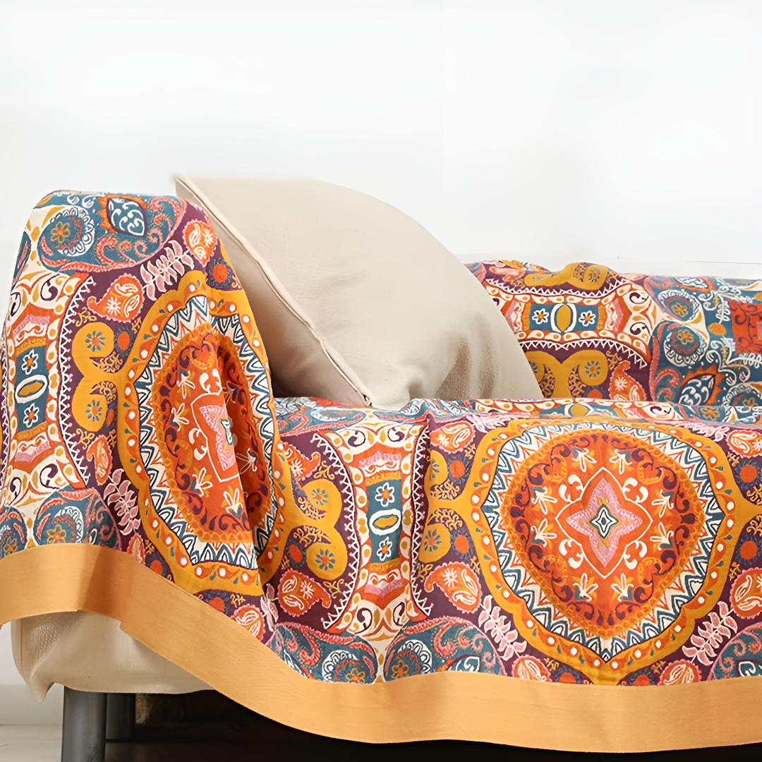 Koc Boho Chic Pikowany – Dwustronny – widok produktu 6 | Nuvira Home