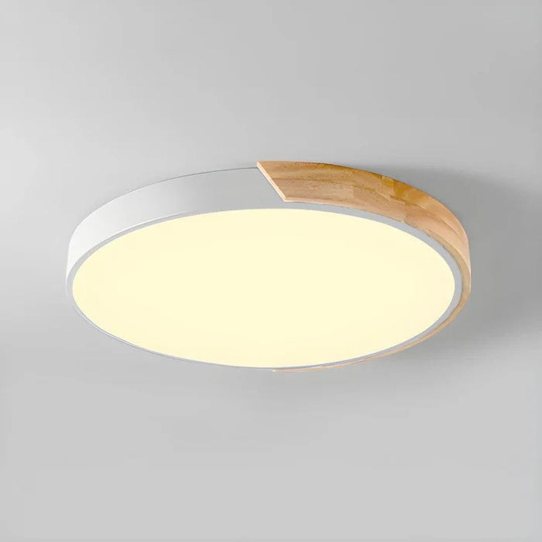 Kolorowa Okrągła Lampa Sufitowa z Nowoczesnym Designem LED – widok produktu 2 | Nuvira Home